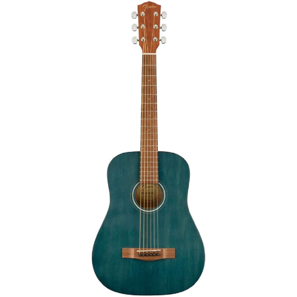 Fender 6 String Acoustic Guitar, Right, Blue (0971170187)