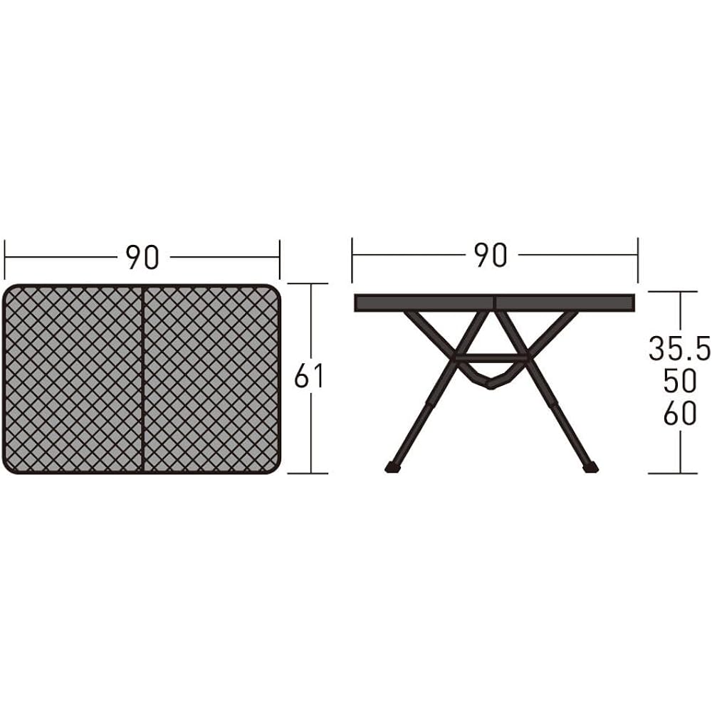 ogawa outdoor camping table 3 high and low table