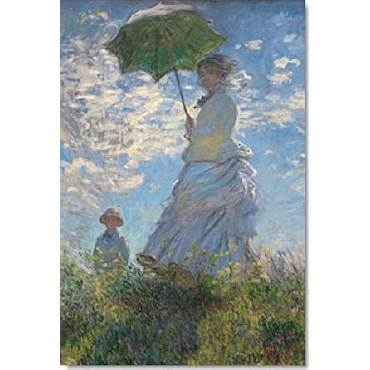 TOMAX 1000 Piece Jigsaw Puzzle Monet Walking, Woman with a Parasol Madame Monet and Her Son