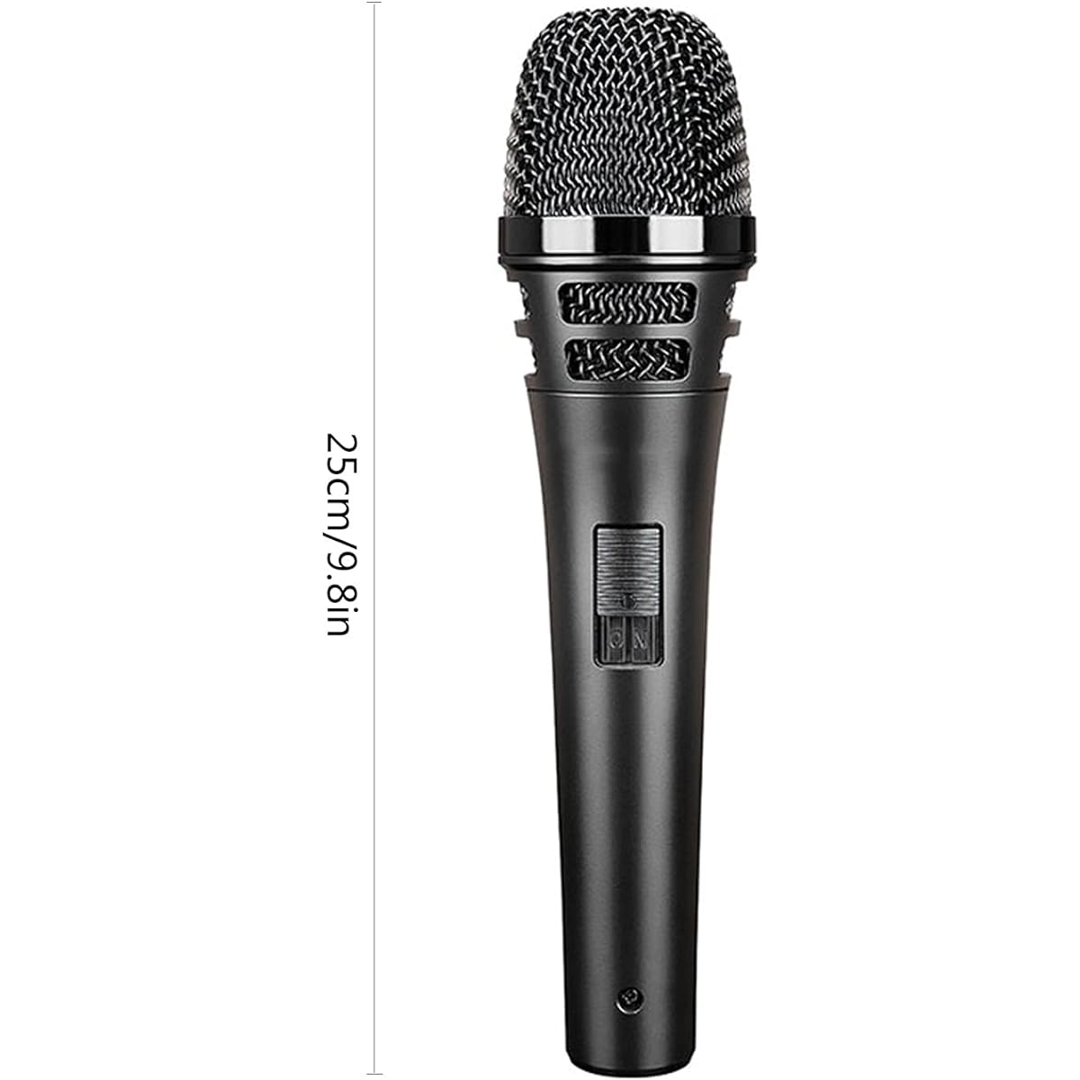 Microphone 19.6ft Professional Wired Dynamic Microphone XLR.1/4" Cable Supercardio In-Point Pickup Handheld Karaoke Microphone with Spring Switch Karaoke Microphone