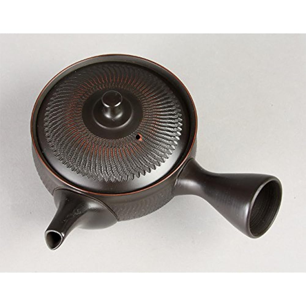 Yamakiikai Gyokuryu Kurobiri Vermilion Line Teapot Teapot 220cc