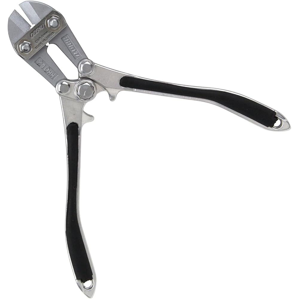 Togyu Polished Aluminum Bolt Clipper Bent Handle 210mm Silver