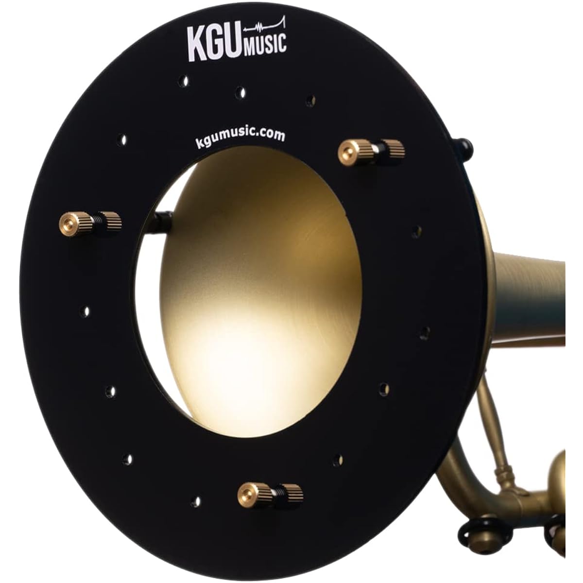 Deflector KGUBrass Acrylic deflector for trumpet, trombone, bass trombone, full gel horn, trumpet mirror, horn (trumpet, black)