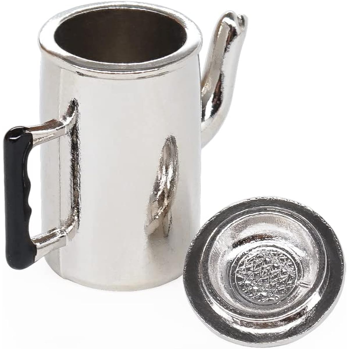Odoria 1:12 Miniature Sliver Water Jug Kettle Dollhouse Kitchen Accessories