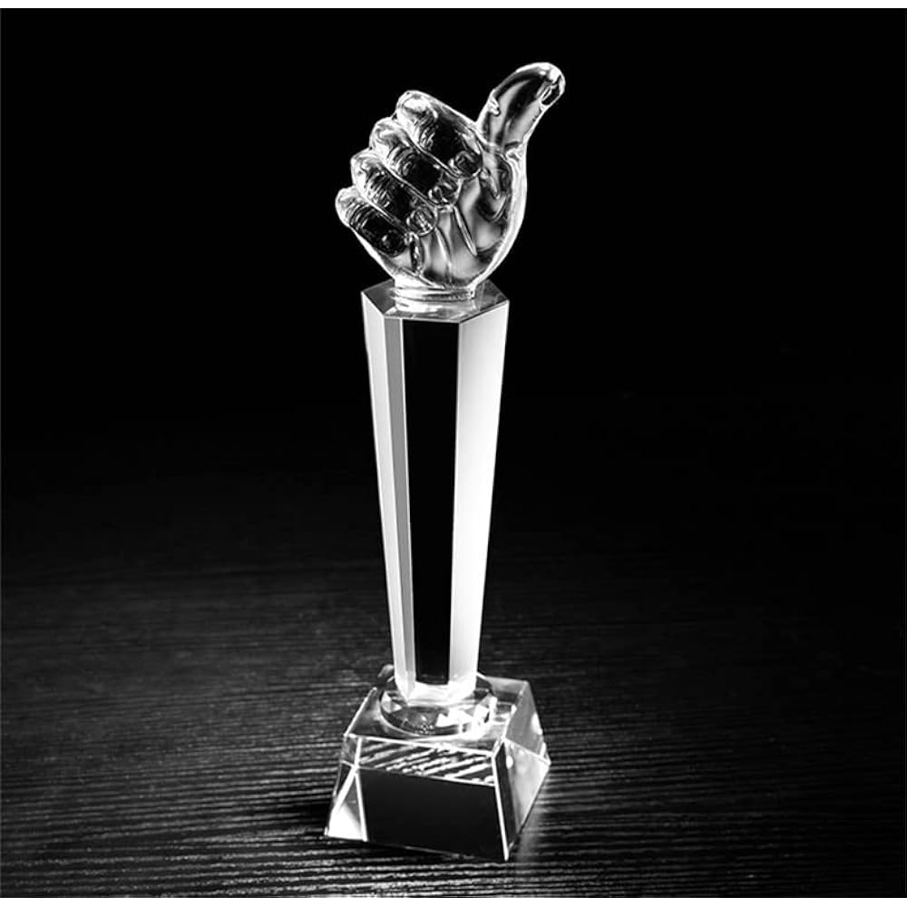 Award Trophy Celebration Winner Prize Crystal Glass Event Prop Absolutely Exciting Like Sports Tournament Golf Competition Award Winner Cup Packaging Case Included [FEI]