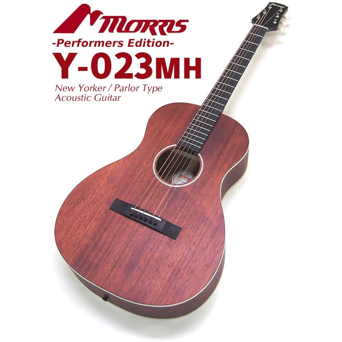 Morris Y-023 MH Acoustic Guitar New Yorker Parlor [Includes Ebi original pick] [98765]