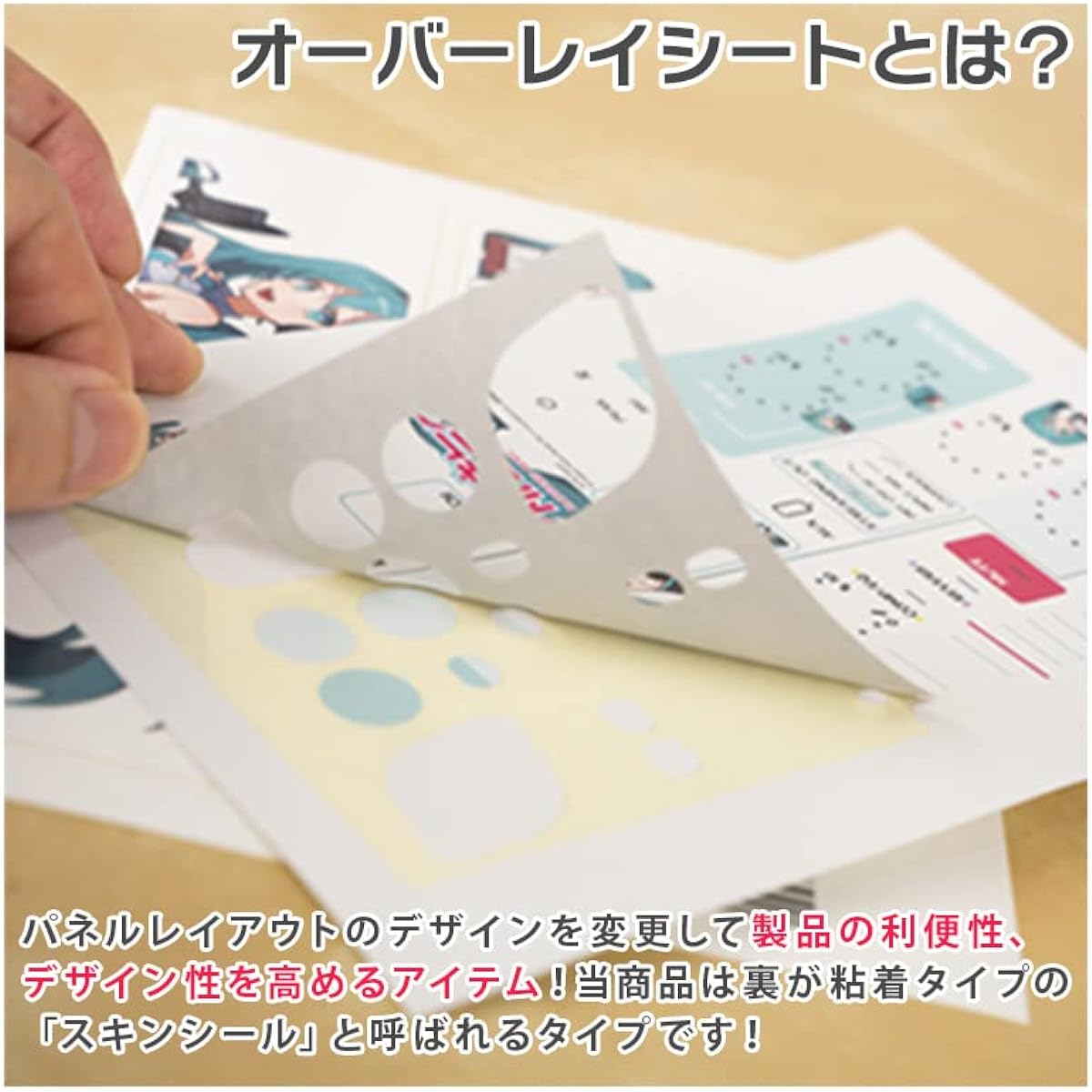 Hatsune Miku x YAMAHA AG03MK2 Overlay Sheet Set Mixer for Live Streaming and Commentary