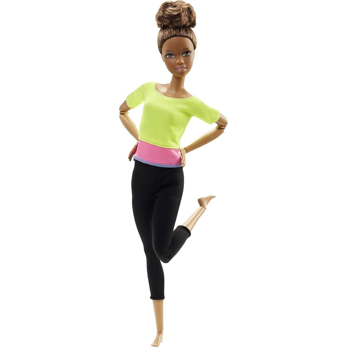 [Barbie] Barbie Made to Move Doll, Yellow Top DHL83 [Parallel import goods]