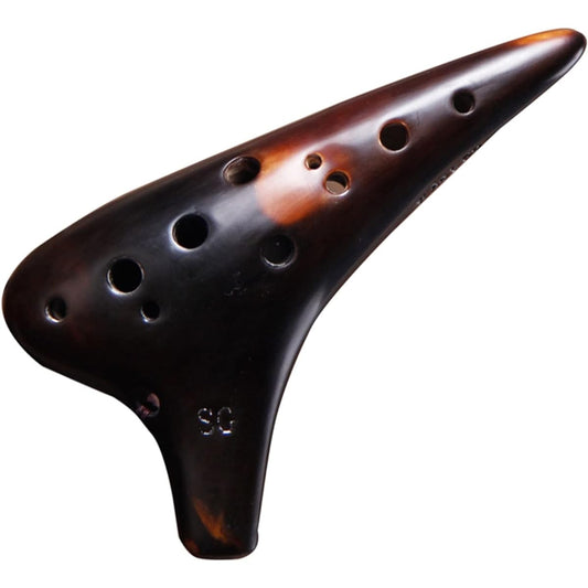 12 Holes Treble G Tune Smoke Playing Ocarina 12 Holes for Students Beginners Adults Wind Instrument Ocarina Musical Instrument