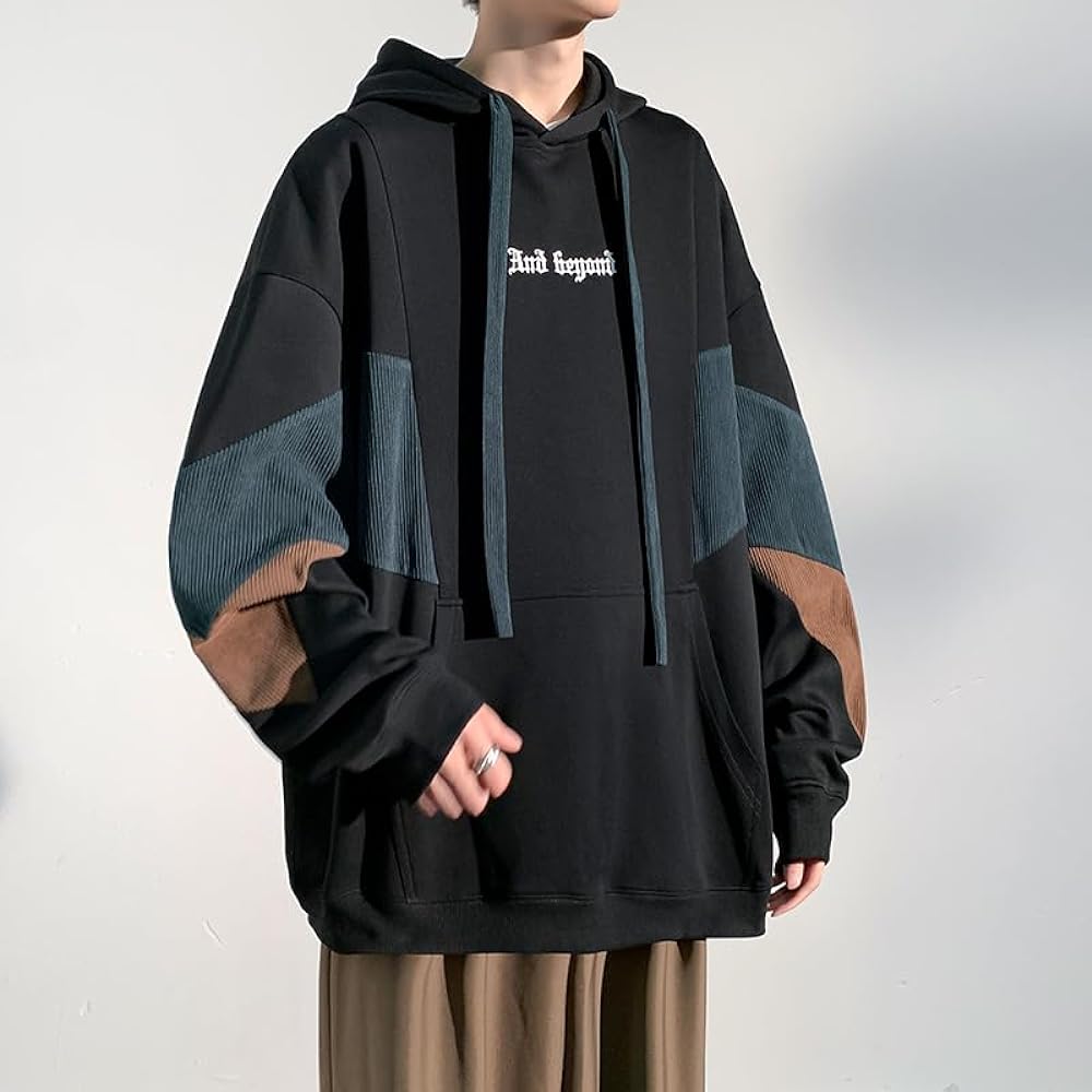 [DIPPCO] Men's Hoodie, Long Sleeve, Autumn/Winter, Pullover, Hooded Sweatshirt, Unisex, Trendy, Comfortable, Loose, Versatile, Fashion, Large Size