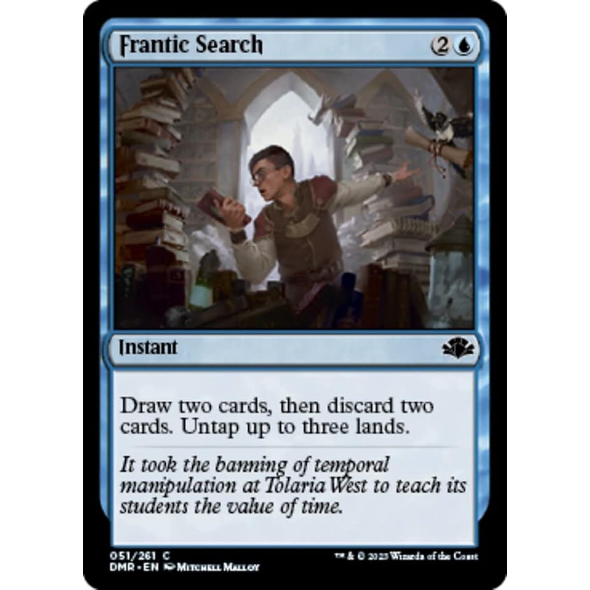 Magic: The Gathering - Frantic Search (051) - Dominaria Remastered Edition