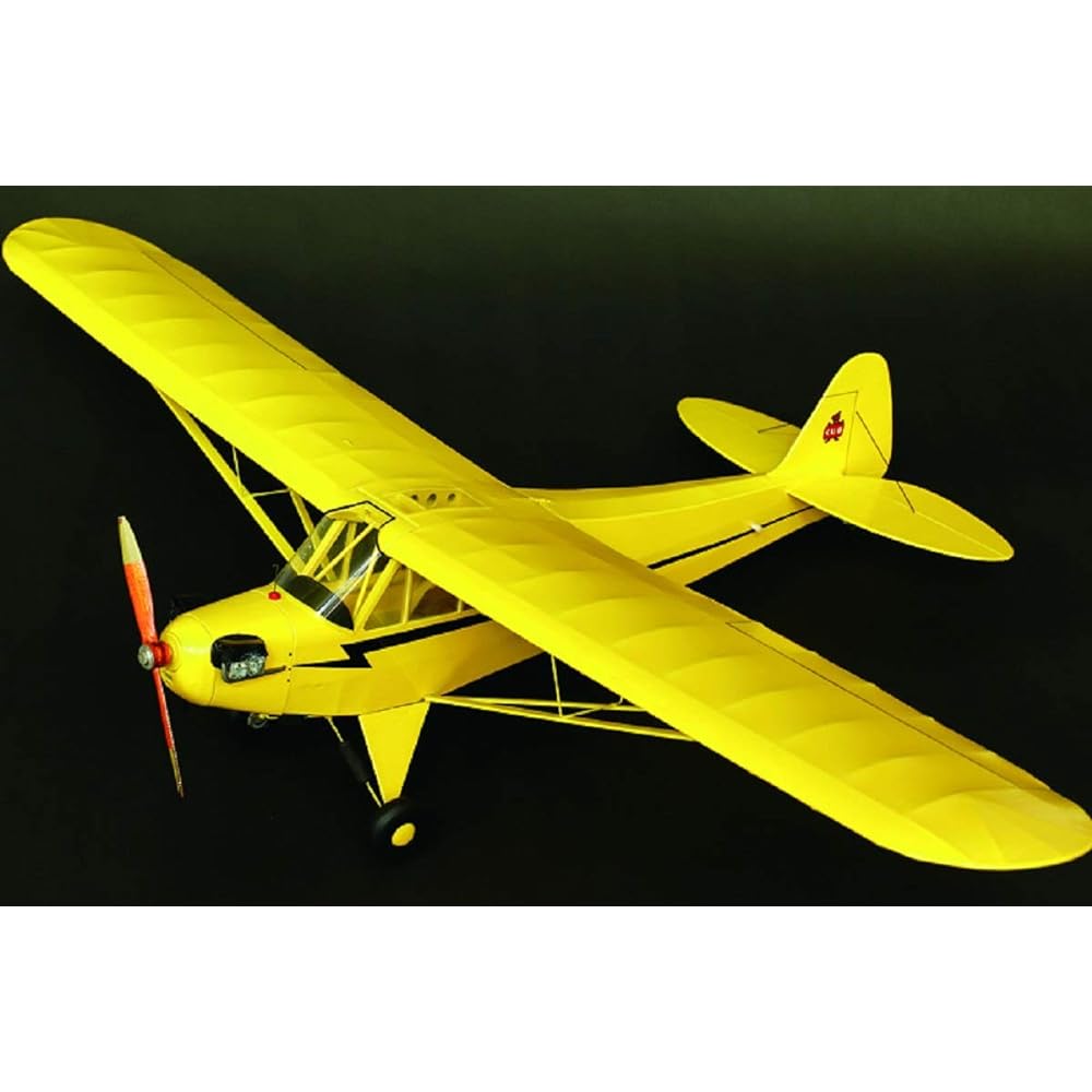 Studio Mid 1/16 Val Flyer Series Piper J3 Cub Rubber Powered Model Airplane Kit BF-005