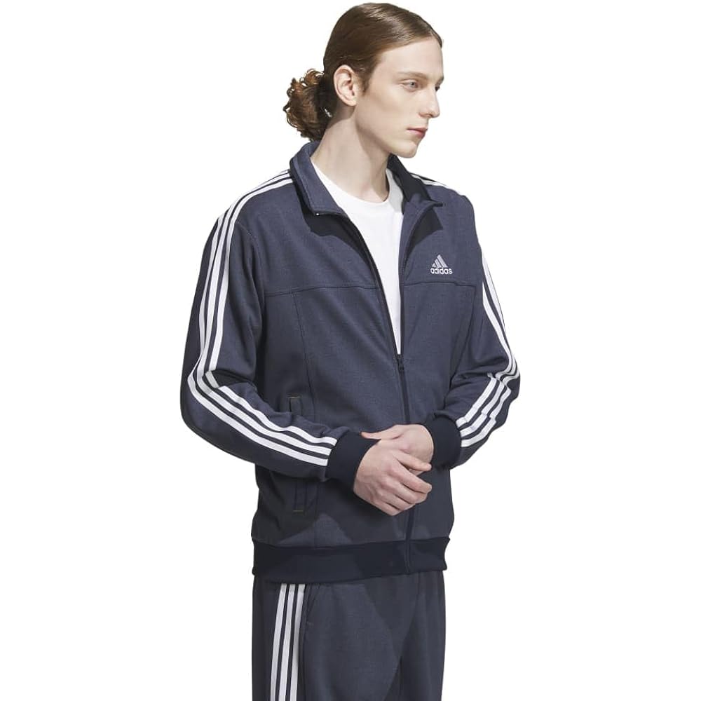 [Adidas] Jersey Top 24/7 Regular Fit Aero Lady Denim Track Top IJM00 Men's