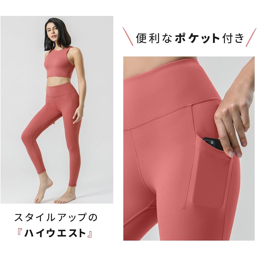 [VEROMAN] Women's Yoga Wear Top and Bottom Set Stylish Simple Setup Fitness Gym ppi-wsi26