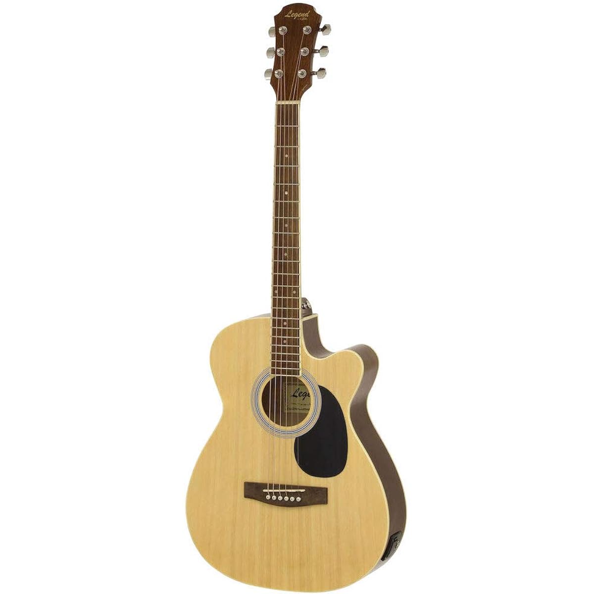 LEGEND FG-15CE N Electric Acoustic Guitar Natural Cutaway Model Legend