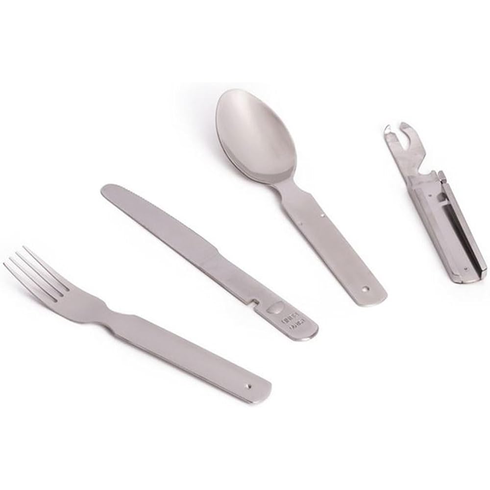 MIL-TEC German Federal Army UTENSIL Portable Cutlery Set Stainless Steel 4 Types