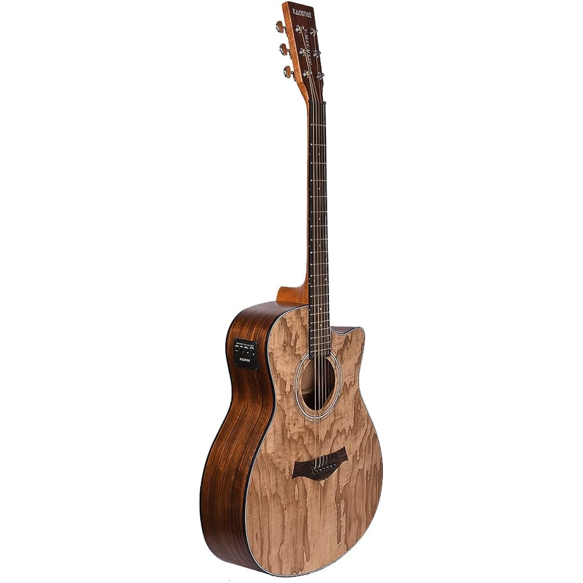 Kadence Guitar Acoustica Series, Electric Acoustic Guitar, Ash Wood, Built-in Pickup Tuner (Ash Wood, Electro Acoustic)