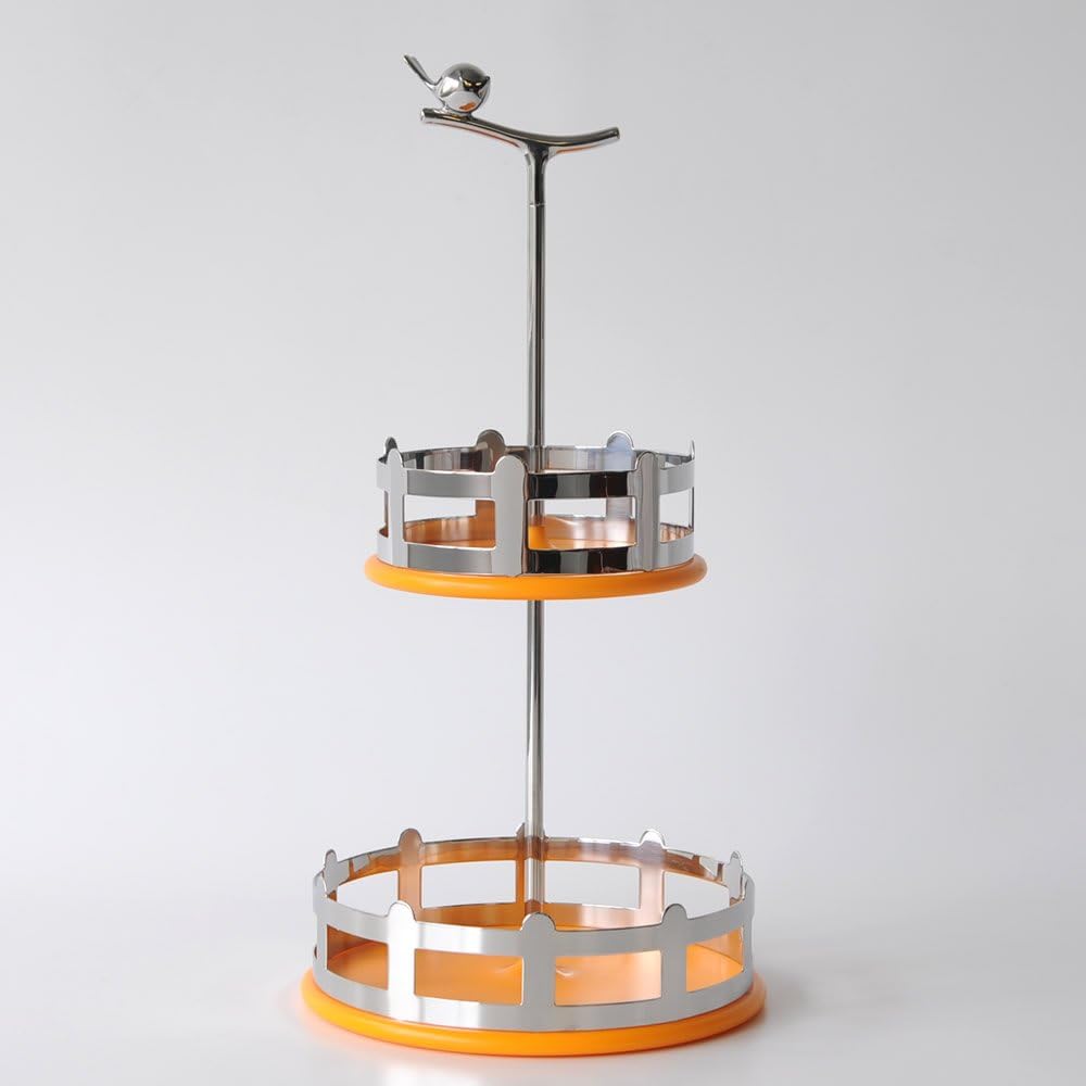 [Regular Imported Product] ALESSI aLui Spice Stand 2 Tiers/Orange AMMI20/2 O