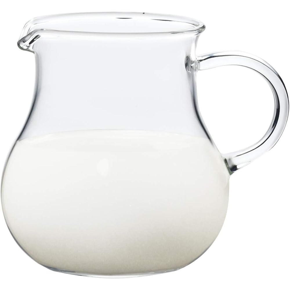 Toyo Sasaki Glass Pitcher Syrup Pitcher with Handle Clear 80ml 6 Pieces TS44029