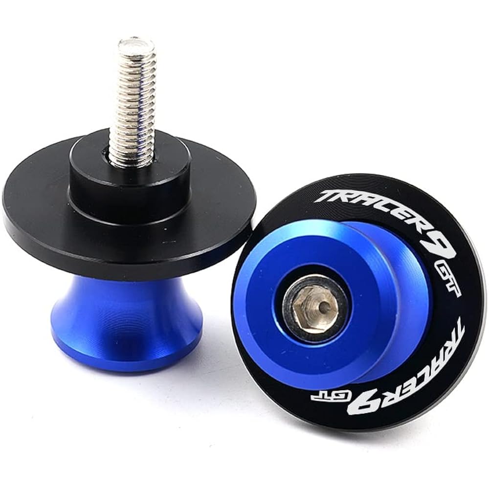 Swing Arm Spool Stand Screw Slider For Ya-ma-ha TRACER9 GT TRACER9GT Tracer 9 GT 2021 2022 Motorcycle Accessories 6mm Aluminum Swing Arm Spool Slider Stand Screw (Color: Black, Size: Tracer 9 Gt)
