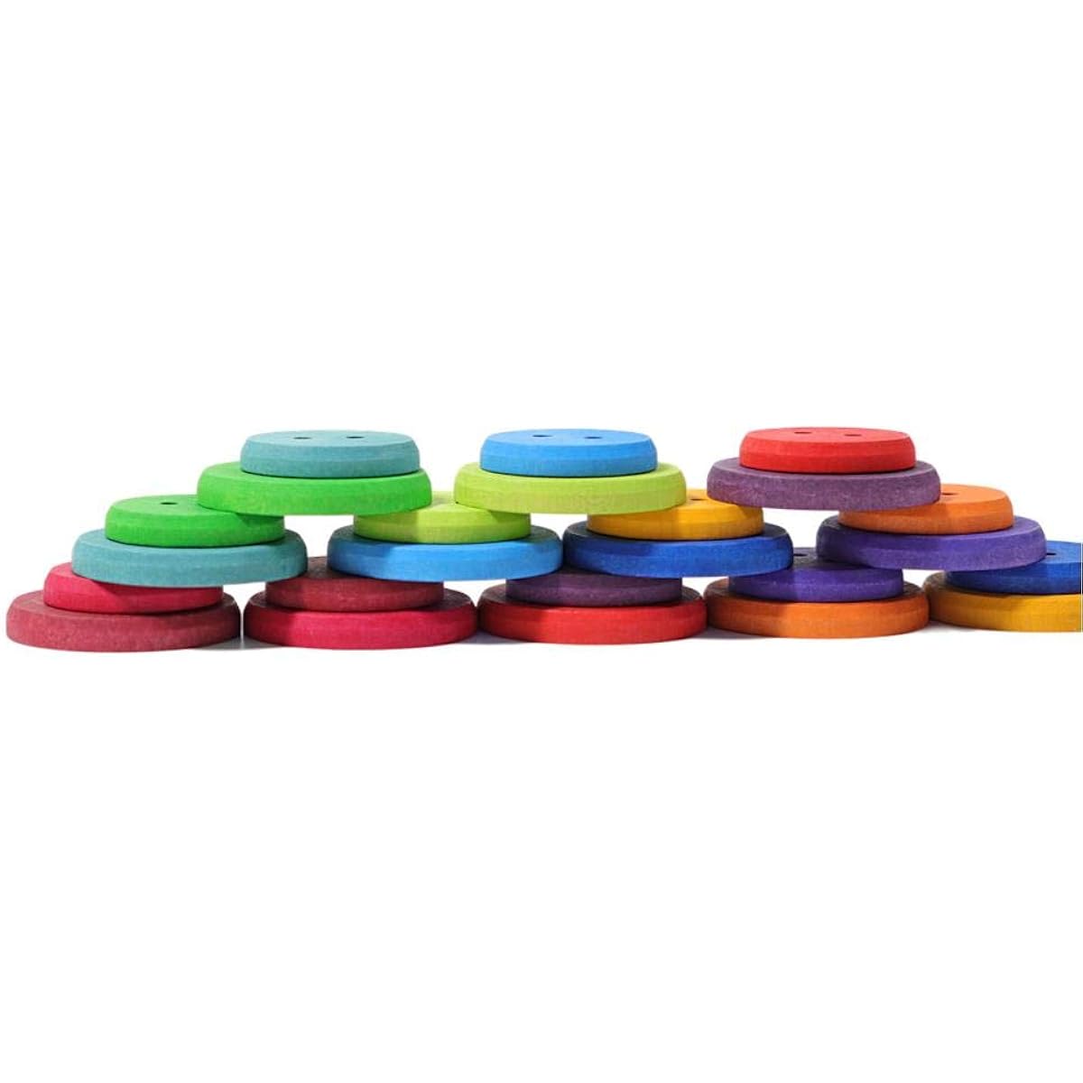 Grimms Lace-up and Rainbow Buttons GM10317