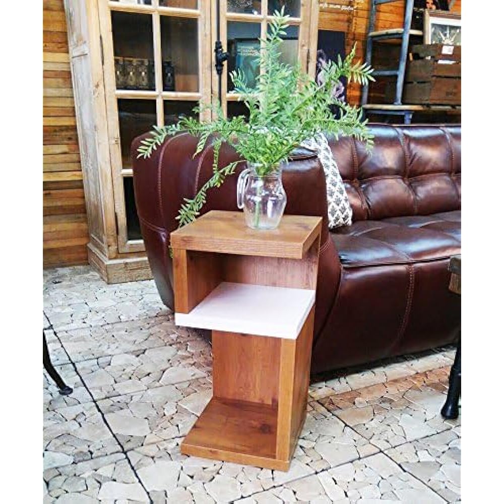 Azumaya AZUMAYA Side Table Logic Light Brown SGS-332LBR