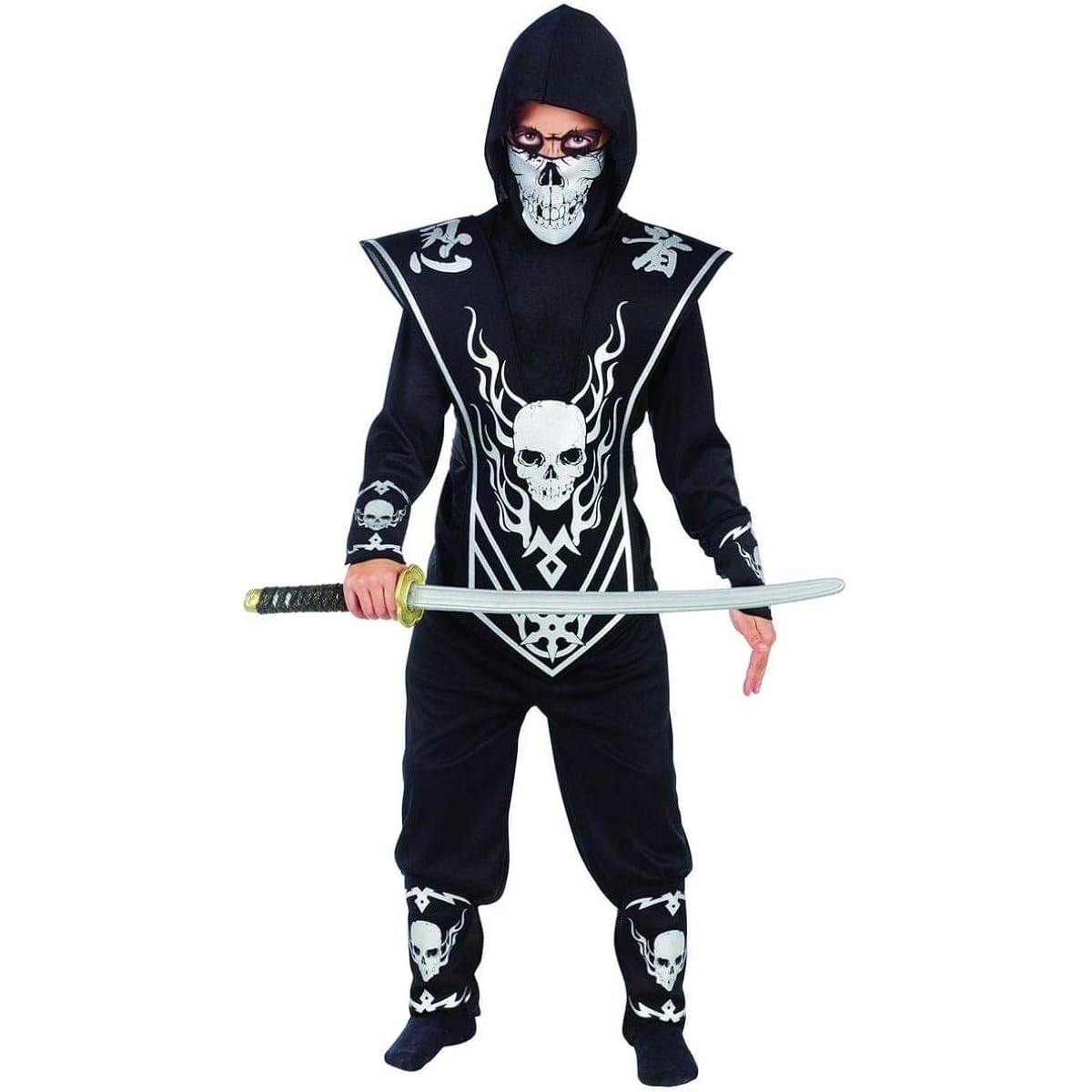Skull Lord Ninja Child Costume Skull Lord Ninja Child Costume♪Halloween♪Size: Small (4-6)