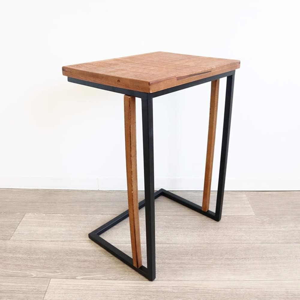 Kawabata Scandinavian Natural Country Style Side Table Lamp Table 1909KFM003 Brown Width 40cm x Height 57cm x Depth 31cm