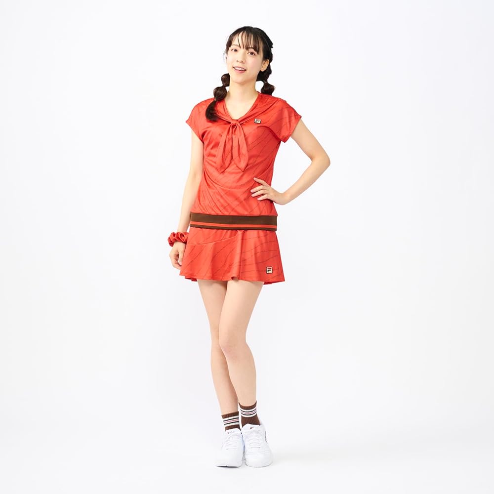 [Fila Tennis] Short Sleeve Shirt Game Shirt VL2680 Women's