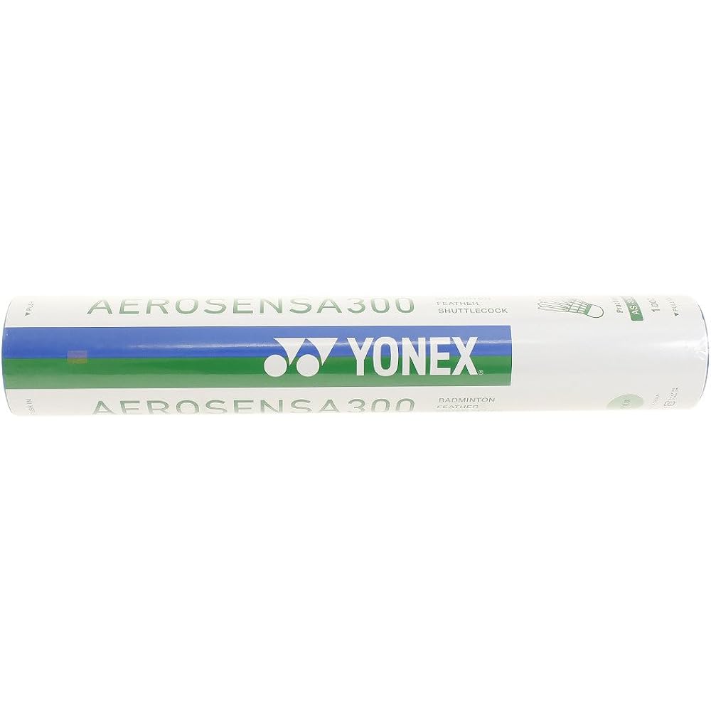 YONEX Badminton Shuttlecock Aero Sensor 300 Waterfowl Shuttle 12 Pieces Temperature Display Number 3 (Appropriate Temperature 22~28℃) AS300