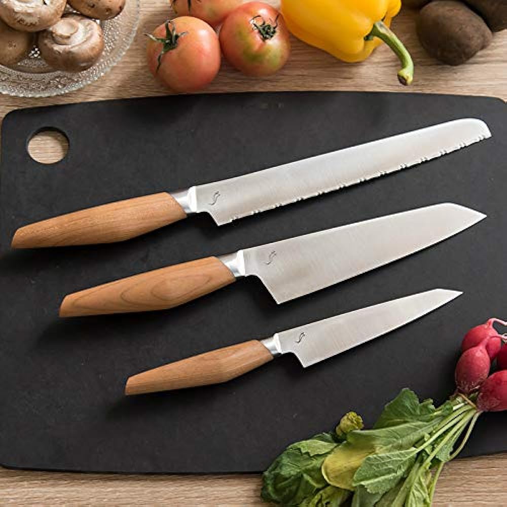 kasane Bunka Knife Santoku 165mm All Steel High Carbon Stainless Steel Yamazakura Pattern Sumikama