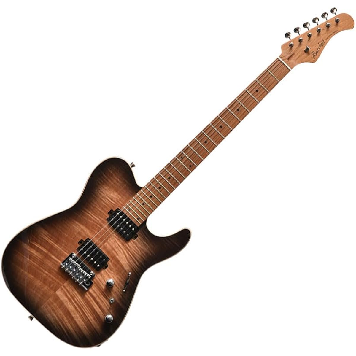 Bacchus TAC24 FMH-RSM/M N-BK-B Electric Guitar Beginner 14-piece Set [With Mini Amplifier] Telecaster Type Universe Series Bacchus