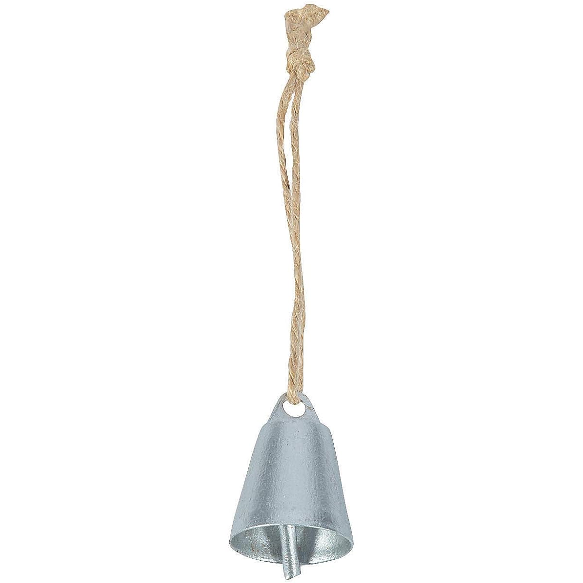 Silver Bells Christmas Ornaments - Home Decorations - 12 Piece