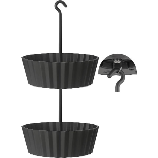 Sunny Plant & Christmas Tree Stand (Lace, Medium, 2 Pack, Anthracite)