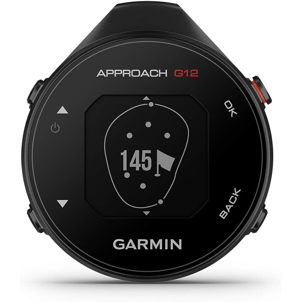 GARMIN Golf Navigation GPS Approach G12 Compatible with Android/iOS [Genuine Japanese Product] 010-02555-10 Black Small