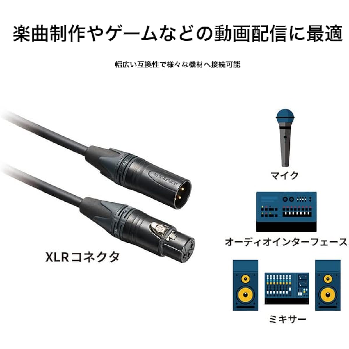 AT4040 Condenser Microphone BX9 High-end Set -3m genuine high-end microphone cable, pop blocker, arm stand included-