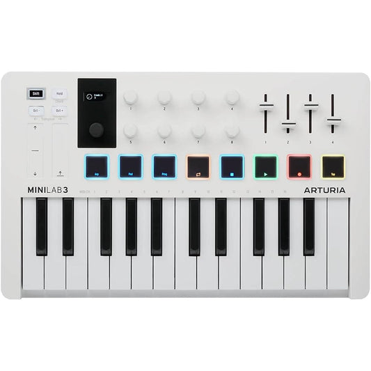 Arturia MIDI Keyboard Controller MiniLab 3 White