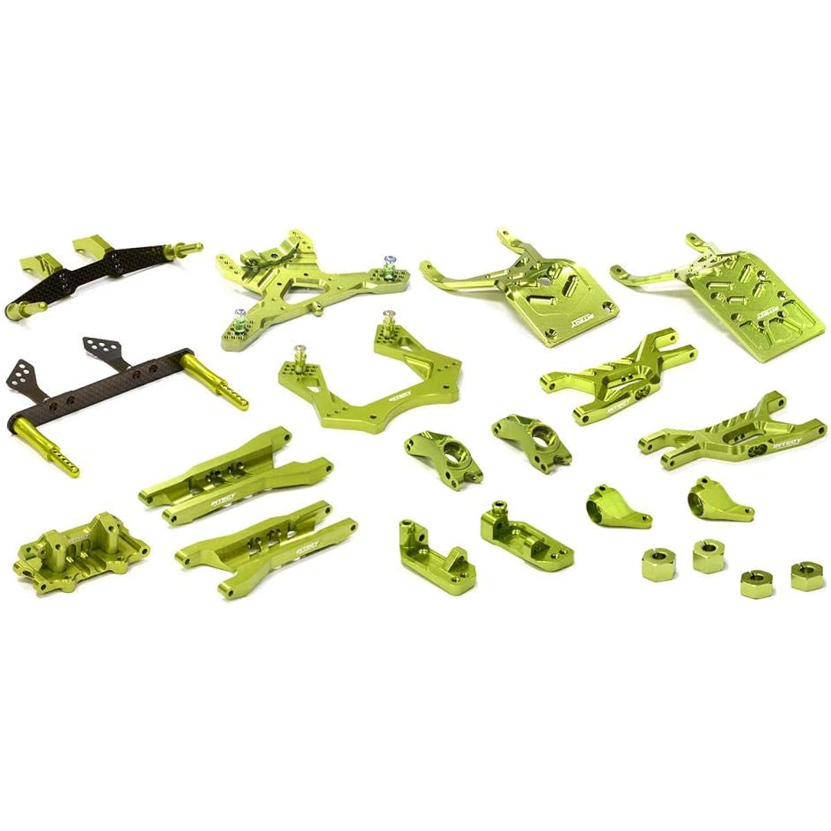 RC Model CNC-Machined Aluminum T3 Complete Suspension Kit Designed for 1/10 Stampede 2WD