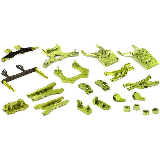 RC Model CNC-Machined Aluminum T3 Complete Suspension Kit Designed for 1/10 Stampede 2WD