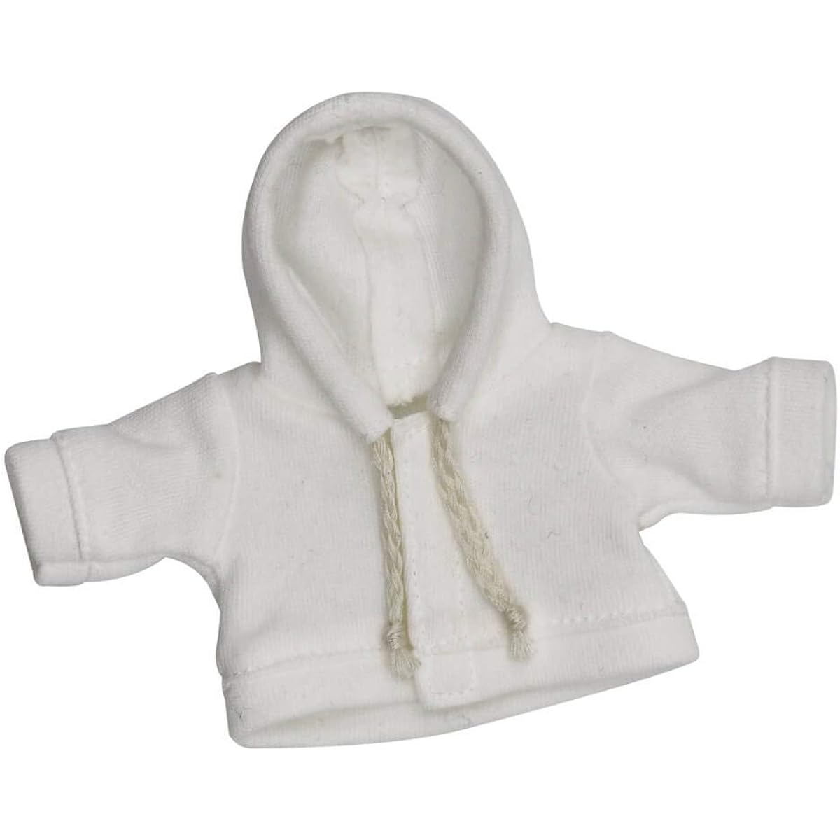 [Petilou] Stylish stuffed animal dress-up series, 12 plain hoodies white (for 12cm stuffed animals, 4S size) [For height 12cm TB & COCO]