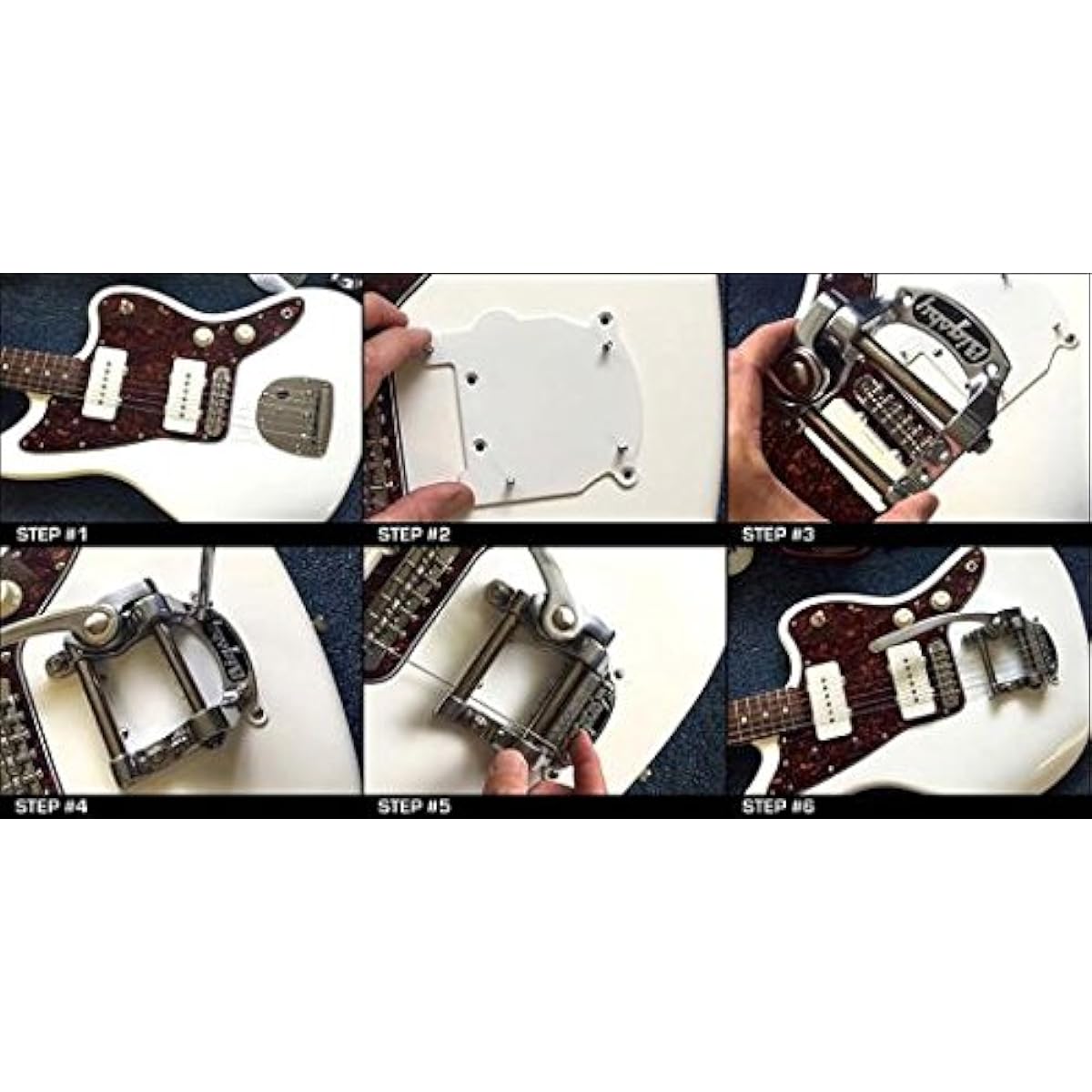 [Domestic regular product] VIBRAMATE / V5-JAM (Bigsby B5 dedicated mount kit for Jazzmaster Jaguar, chrome) [V5-JAM C]