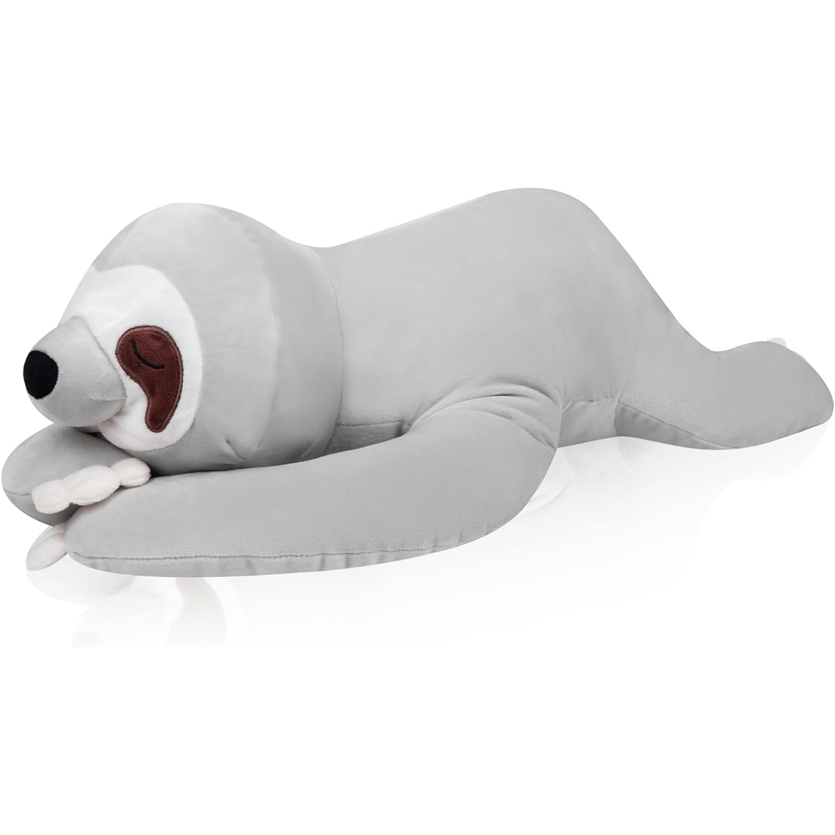 My OLi 24" Sloth Plush Toy Cuddle Pillow Stuffed Animal Sloth Plush Soft Cuddle Pillow Plush Toy Gift for Kids Adults
