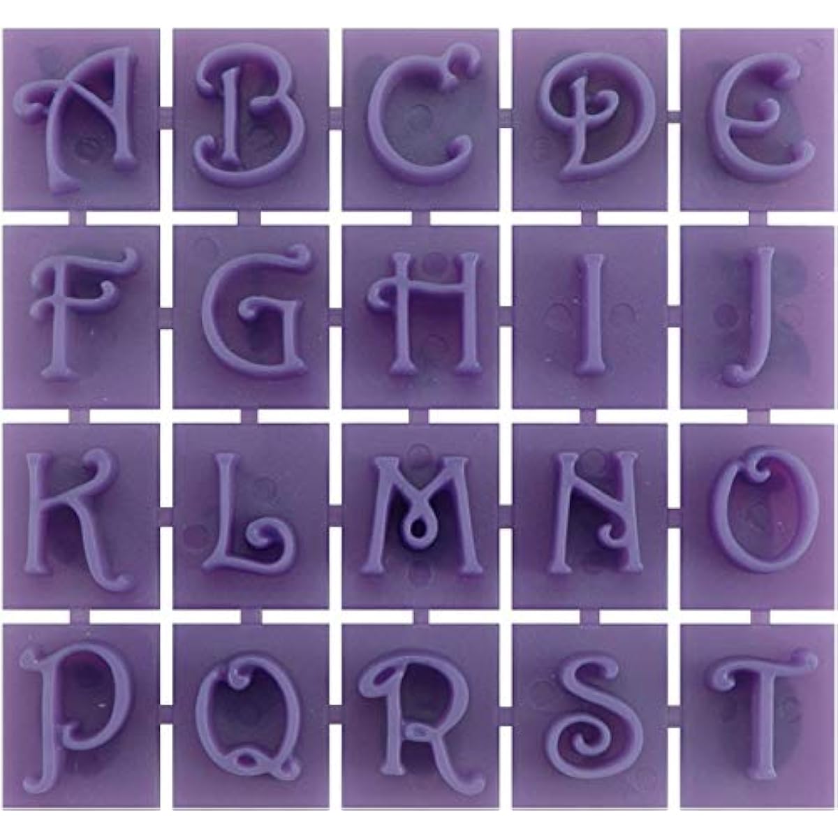 Milestones Stone Stamps Craft Stamps: Alphabet Victorian Style