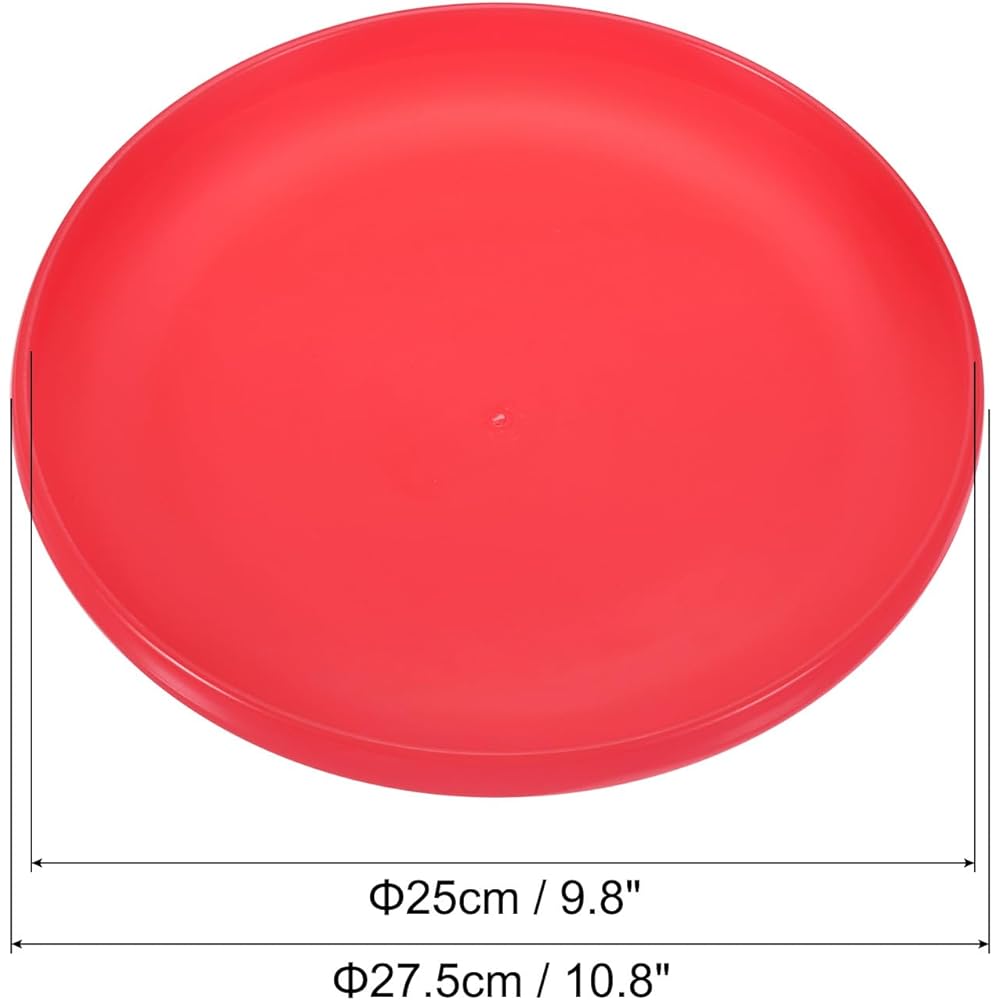 PATIKIL Flying Disc 10.8" 175g Backyard or Beach Sports Training Disc Red