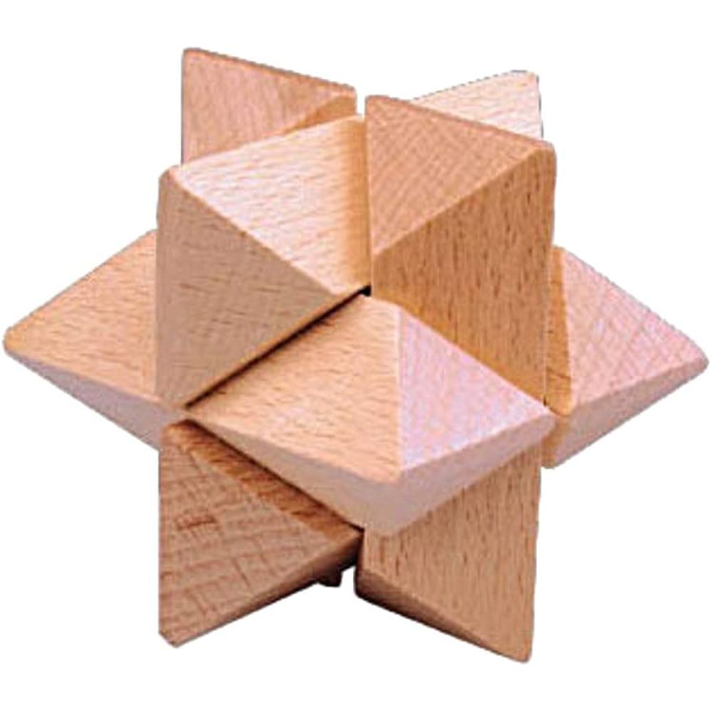 Doyusha Wooden 3D Puzzle Great Talent Blue Box Set of 6 types, 1 piece each