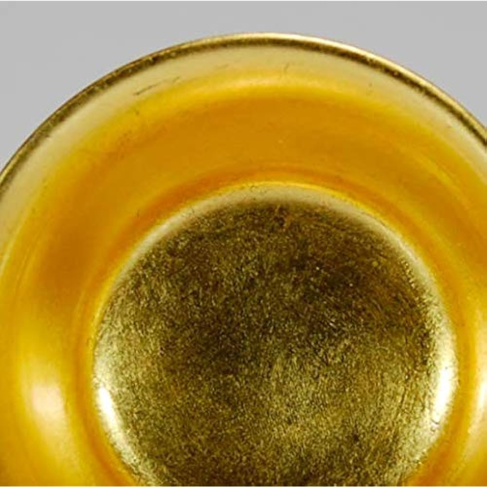 Hakuichi Kutani ware cup, sake cup, choko, made in Japan, traditional craft, Kanazawa leaf, Kanazawa gold leaf, sake cup, Japanese tableware, special occasion, delicacy container, bean bowl (Yoshidaya cup)