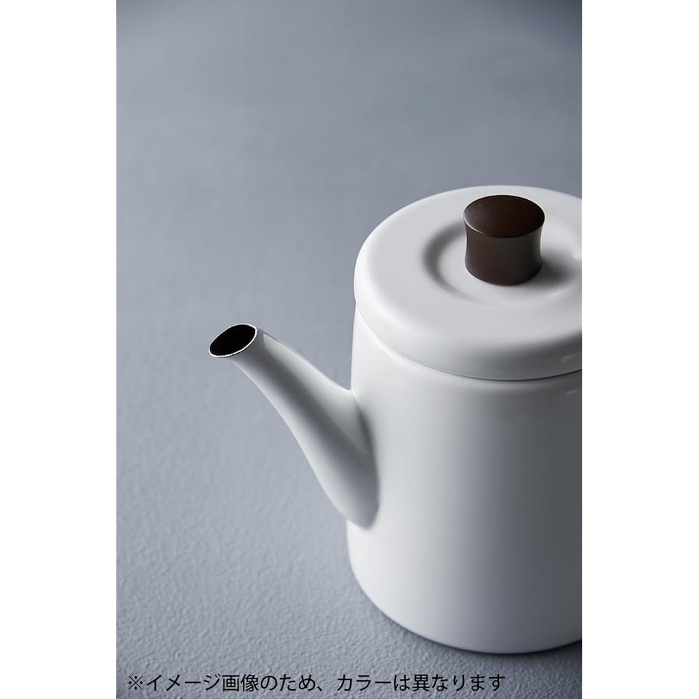 Nodahoro Enamel Kettle 1.5L IH Compatible Beige Made in Japan Pottle PTR-1.5K BE