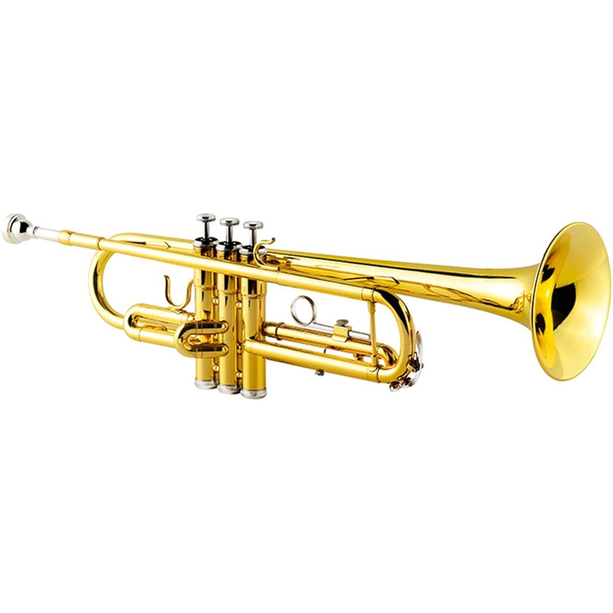 trumpet student youth examination band plays wind instrument trumpet