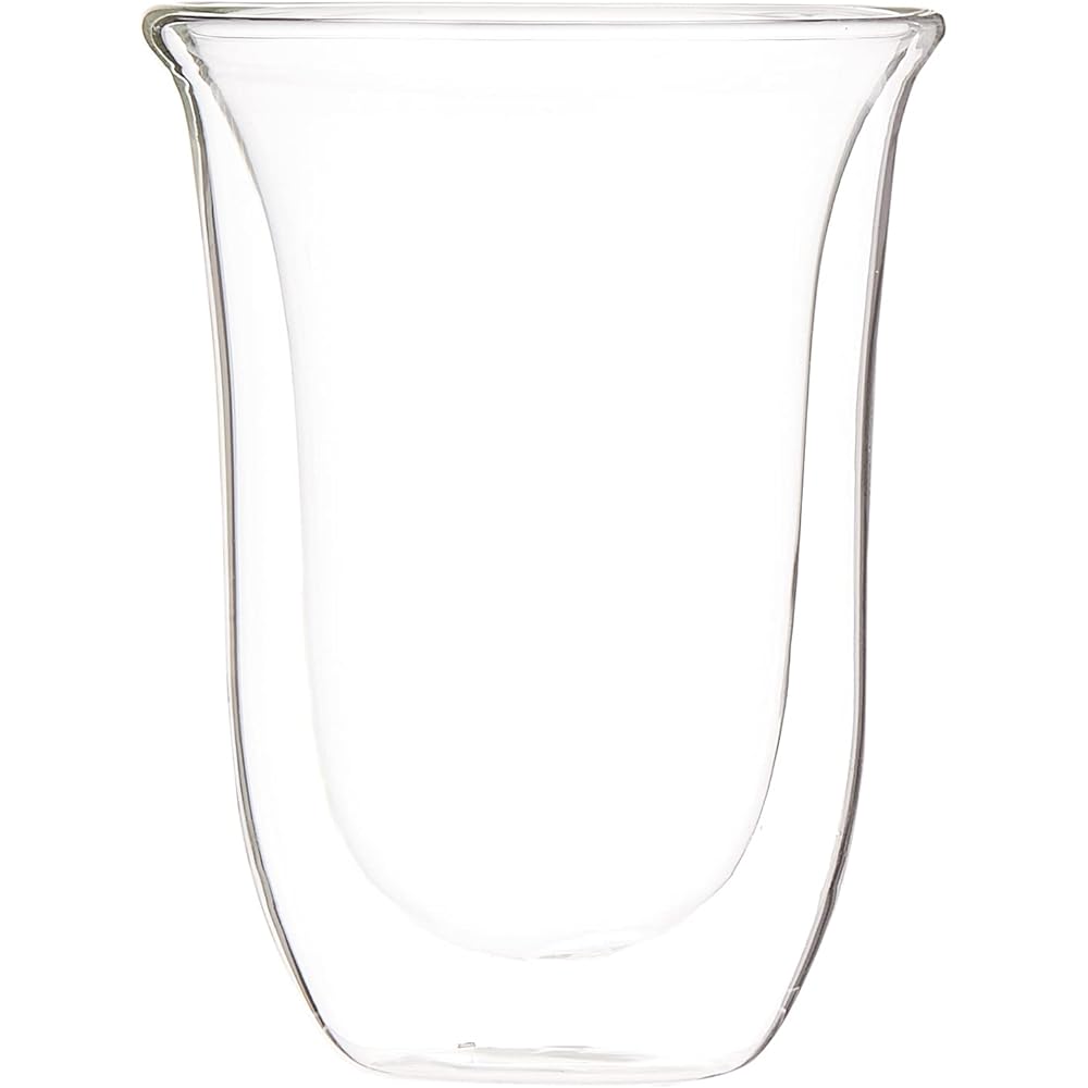 DeLonghi Double Walled Thermo Latte Glasses, Set of 2 [Parallel Import]