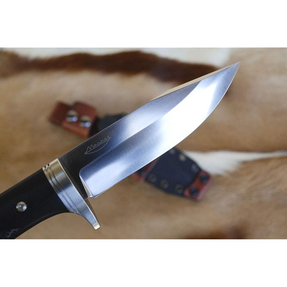 Outdoor multi-knife [MASANO 03: Black] Blade length 120mm Stainless D2 steel Polished finish G10 handle (black) Kydex case masano03-bk Toyokuni sheath knife Full tang structure Outdoor Camping Climbing